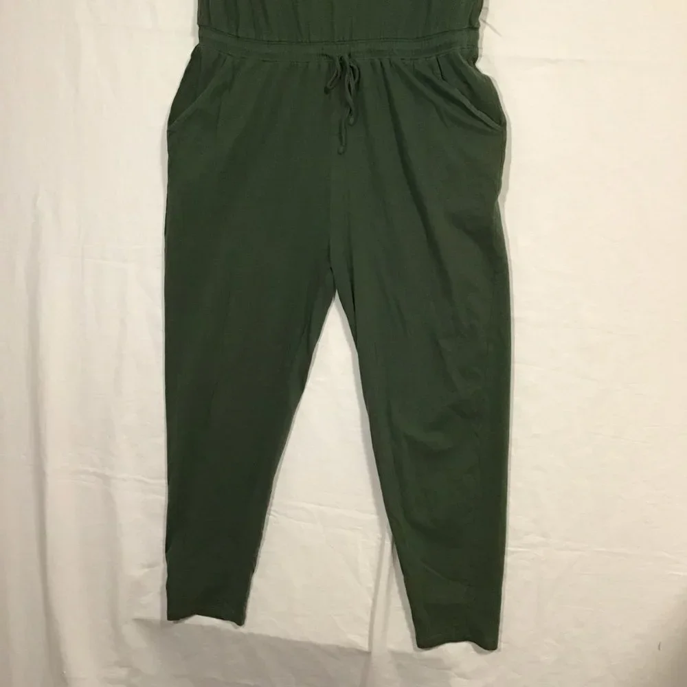 Nanavatee Short Sleeve Drawstring Waist Jumpsuit Size M - Picture 3 of 7